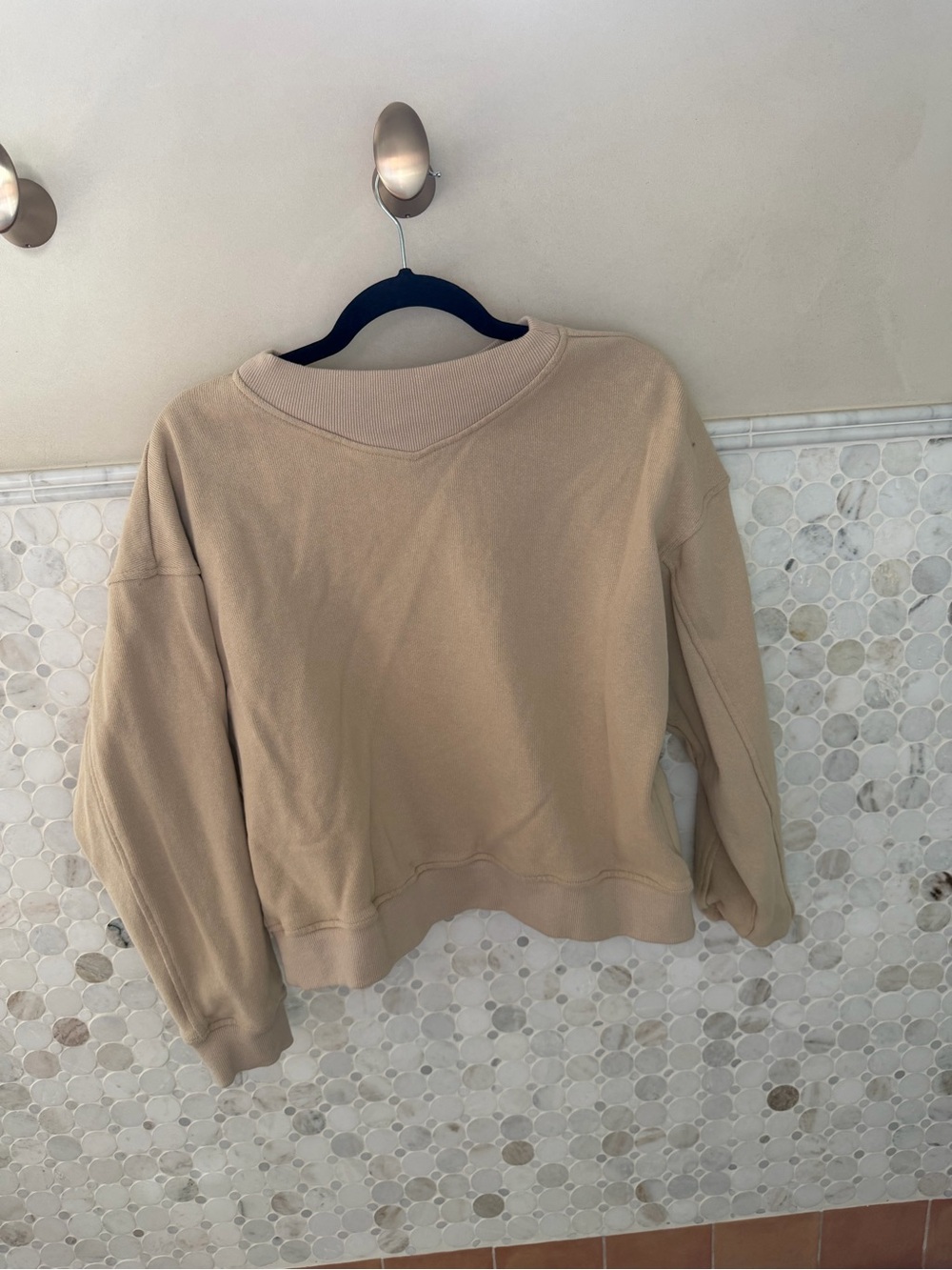Mod Ref Neutral Beige Crewneck Sweater